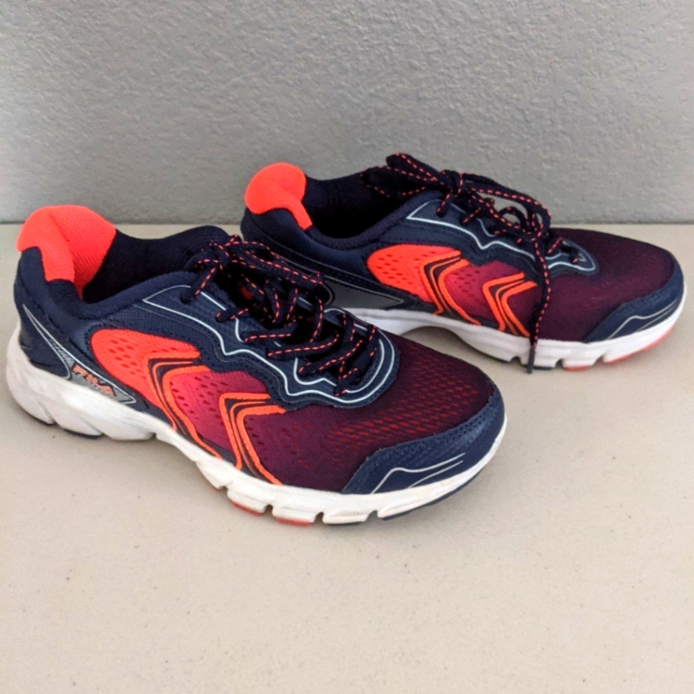 Vintage Retro Fila Sneakers Shoes Costume Cosplay Neon Groovy Workout Athletic